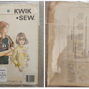 Pattern: Kwik Sew #792 Girls Tops (Size 8-14)