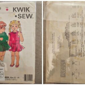 Pattern: Kwik Sew #1753 Toddlers Skirt & Tops (Size T1-T4)