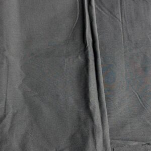 Matte Black Stretch Cotton (150cm x 190cm)