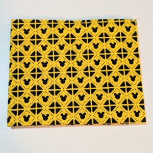Mickey Mouse Black & Yellow Quilting Cotton (Fat Quarter)