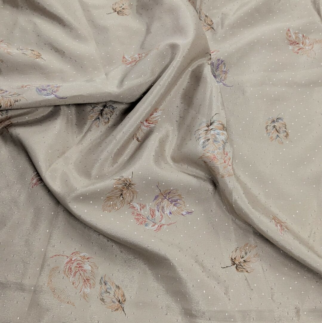 Shimmery Tan Georgette (112cm x 300cm)