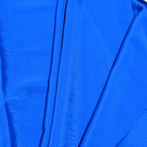 Royal Blue Crinkle Geogette (112cm x 155cm)