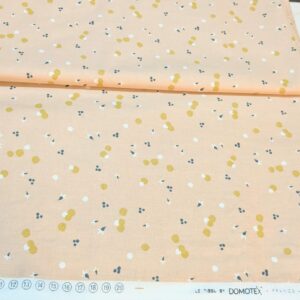 'Le Tissue' by Domotex Peachy Spots Quilting Cotton (150cm x 340cm)