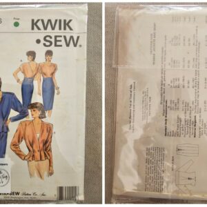 Pattern: Kwik Sew #1636 Ladies Jackets & Skirt (Size 6-12)