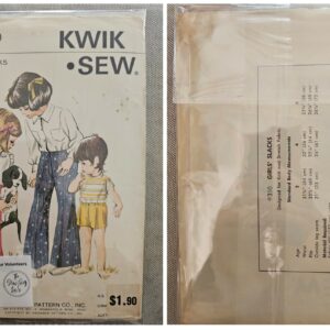 Pattern: Kwik Sew #310 Girls' Slacks (Size 2-6)
