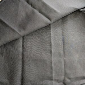 Black Open Weave Cotton (115cm x 110cm)