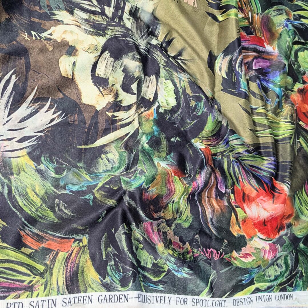 'Garden Party' Satin Sateen by Union London (155cm x 145cm)