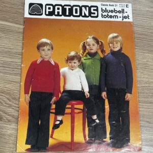 Patons Knitting Booklet #51 Children's Cardigans Size 20-29 chest (3 patterns)