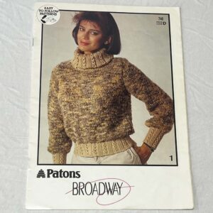 Patons Knitting Booklet #740 Women's Jumpers (6 patterns)