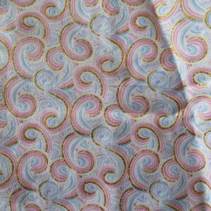 Glitter Swirls by Fabric Editions Inc Quilting Cotton (110cm x 100cm)