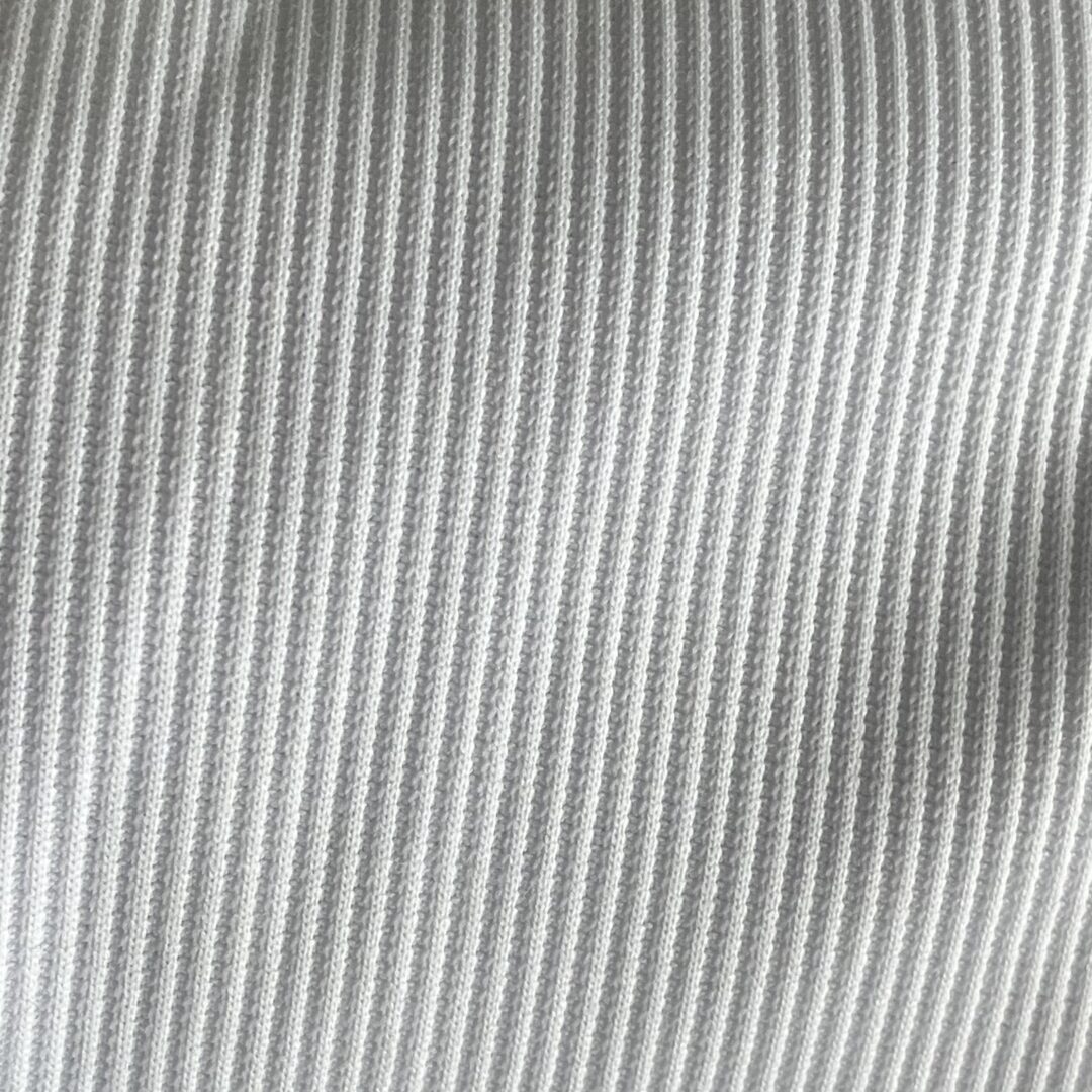 White Chunky Rib Knit (120cm x 110cm)