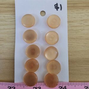 Buttons: Peachy Shank x 10.