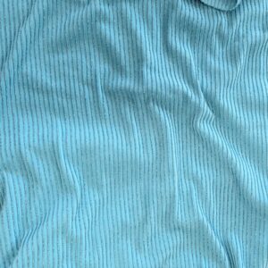 Metallic Ribbed Teal Dress Knit (150cm x 128cm)