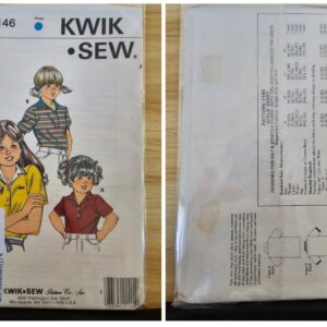 Pattern: Kwik Sew #1146 Girls Shirt. (Size 8-14)