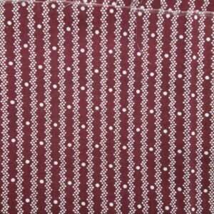 Burgundy Geometric Quilting Cotton (114cm x 35cm)
