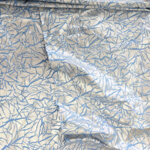 Blue & Silver Cracked Foil Spandex (150cm x 46cm)