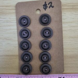 Buttons: Brown x 10.