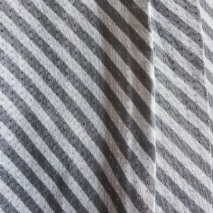 Gray Stripey Textured Lightweight Dress Fabric (110cm x 200cm)