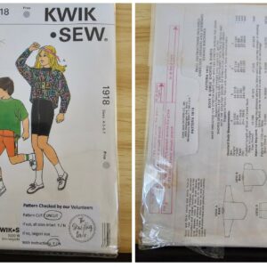 Pattern: Kwik Sew #1918 Boys & Girls Shorts & Shirts. (Size 4-7)