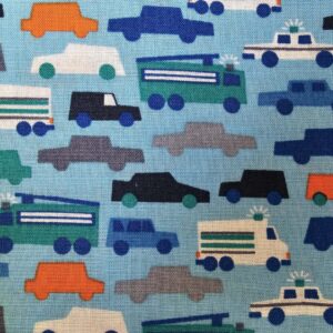 Blue Vehicles Quilting Cotton (Fat Quarter)
