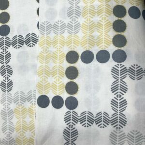 Yellow & Grey Dots by Hawthorne Supply Co Quilting Cotton (113cm x 32cm)