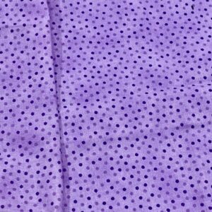 Purple Polka Dots Quilting Cotton (64cm x 54cm)