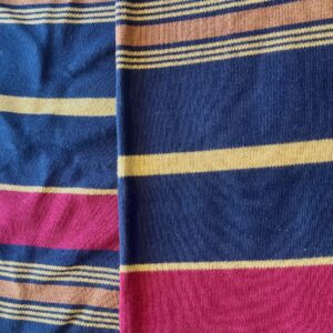 Navy Gold Maroon Stripe Jersey (150cm x 90cm)
