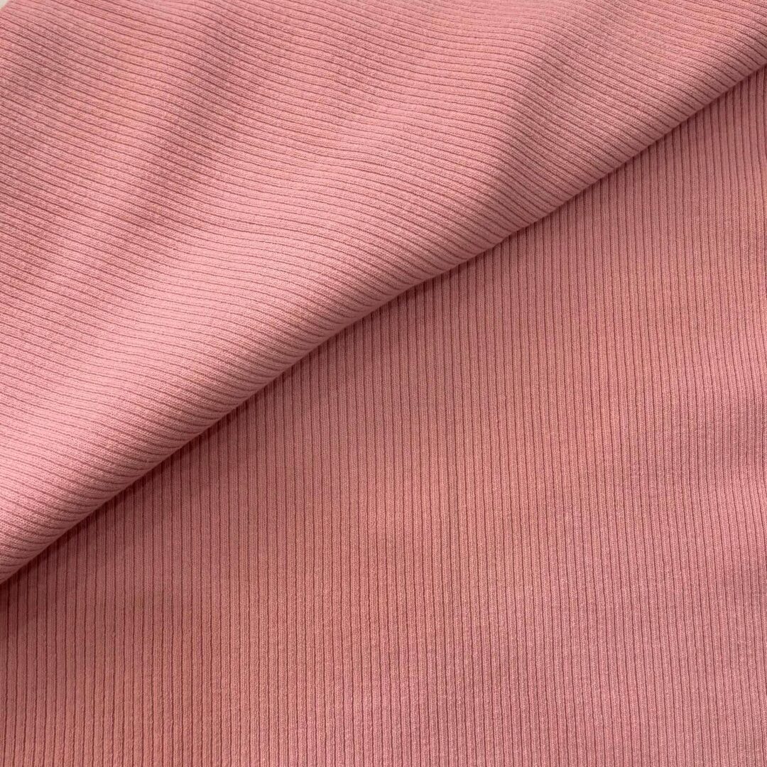 Blush Pink Ribbed Knit (54cm x 115cm)