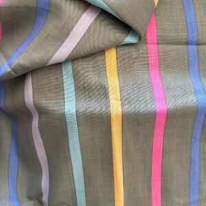 Stripey Poly Cotton Voile (120cm x 130cm)