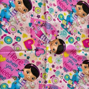 Doc McStuffins Disney Quilting Cotton (115cm x 96cm)