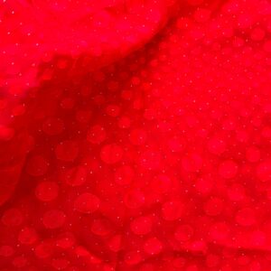 Red Sparkly Chiffon (140cm x 123cm)