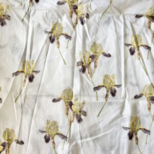 Bearded Iris Cotton Lawn. (140cm x 117cm)