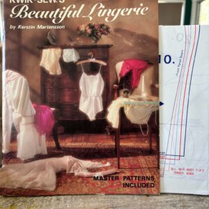 Book: (1990) Beautiful Lingerie by Kerstin Martensson/ Kwik Sew - includes master patterns (Softcover, 80pp)