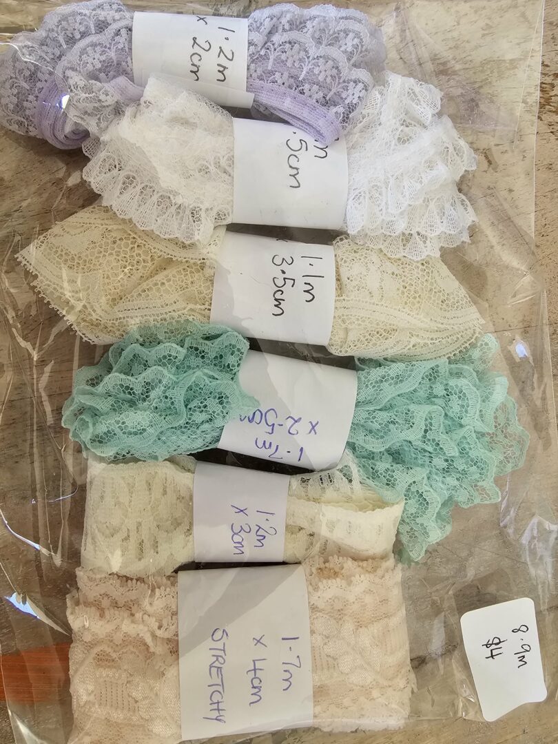Mixed Lace Trims Pack - 8.9m total