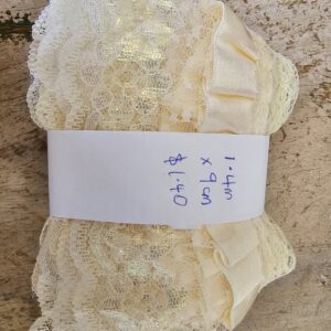 Lace & Ribbon Trim (90mm x 1.4m)