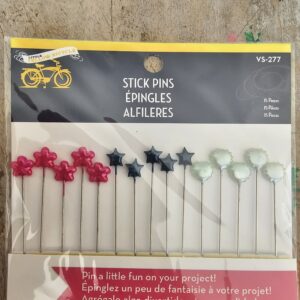 Little Yellow Bicycle: Decorative Stick Pins for Papercrafting, Journaling etc