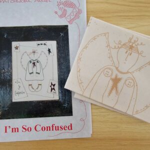 "I'm So Confused" by The Patchwork Angel - Instructions and pre-printed Linen