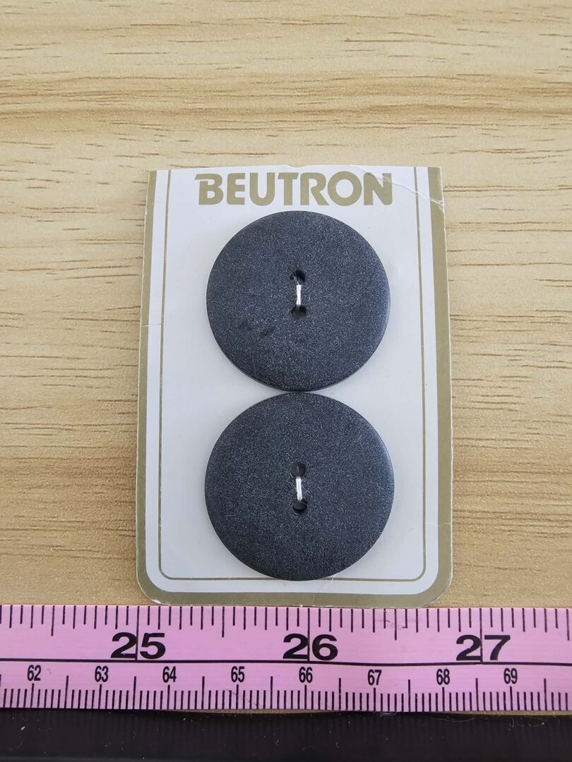 Gray Buttons x 2