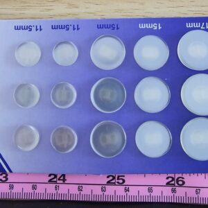 Habbee Savers Shank Buttons x 15 assorted sizes
