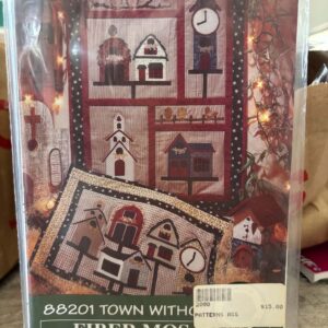 Pattern: Town Without Kitty Quilt & Mini Quilt by Fiber Mosaics