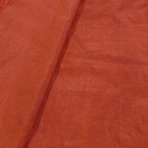 Bright Peach Mid Sheen Crinkle Dress Fabric (110cm x 160cm)