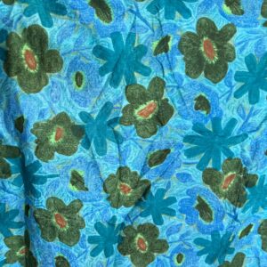 Large Print Floral Vintage Cotton (86cm x 92cm)