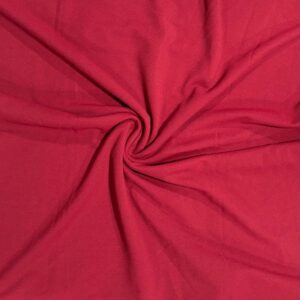 Lightweight Dark Red Semi-Sheer Crepe Knit (150cm x 220cm)