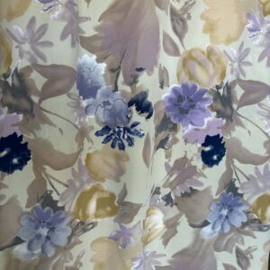 Muted Floral Print Light and Flowy Dress Fabric (116cm x 296cm)