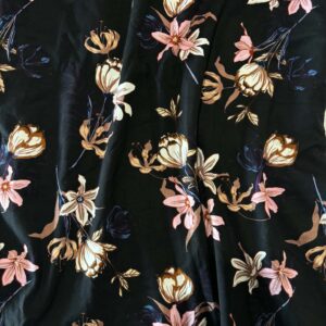 Dark Florals Rayon Spandex (150cm x 145cm)