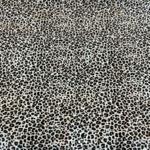 Small Scale Leopard Print Cotton Spandex Knit (3.5m total)