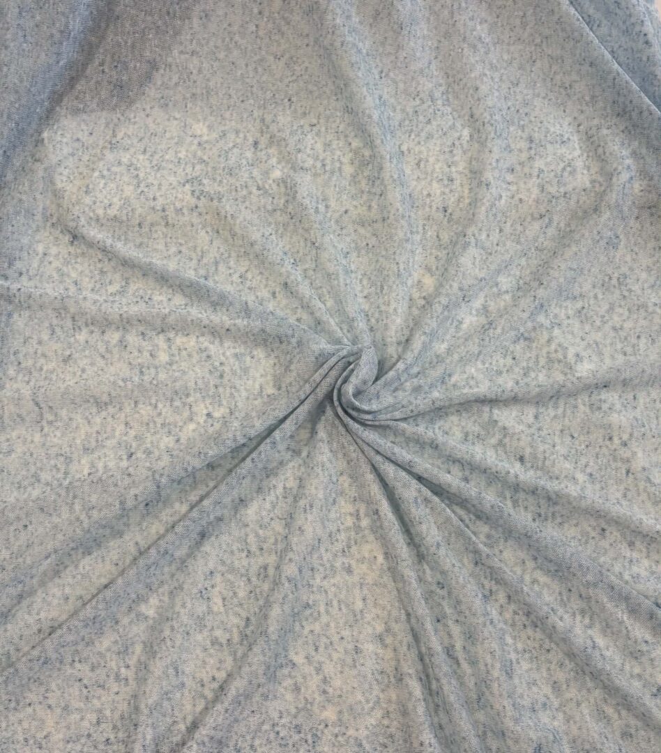 Loose Weave Speckled Blue Lightweight Knit (160cm x 137cm)