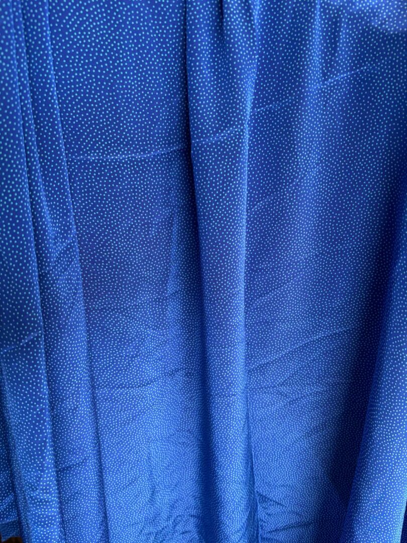 Mini Spots mid Sheen Flowy Dress Fabric (110cm x 182cm)