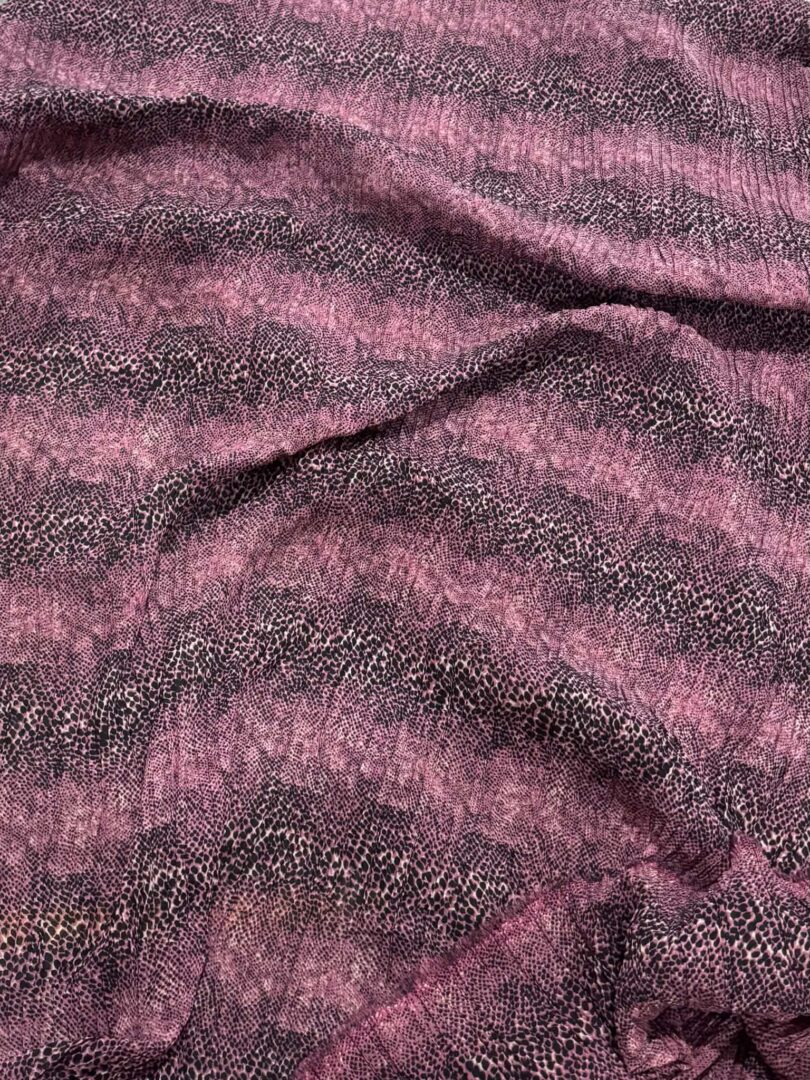 Animal Print Crinkle Chiffon (150cm x 660cm)