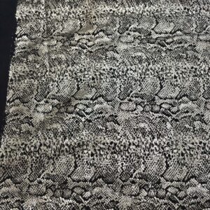 Golden Foil Snake Print Cotton Knit (150cm x 200cm)
